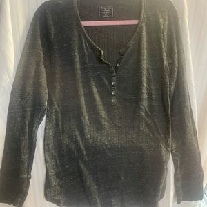 Abercrombie marled  Henley xl